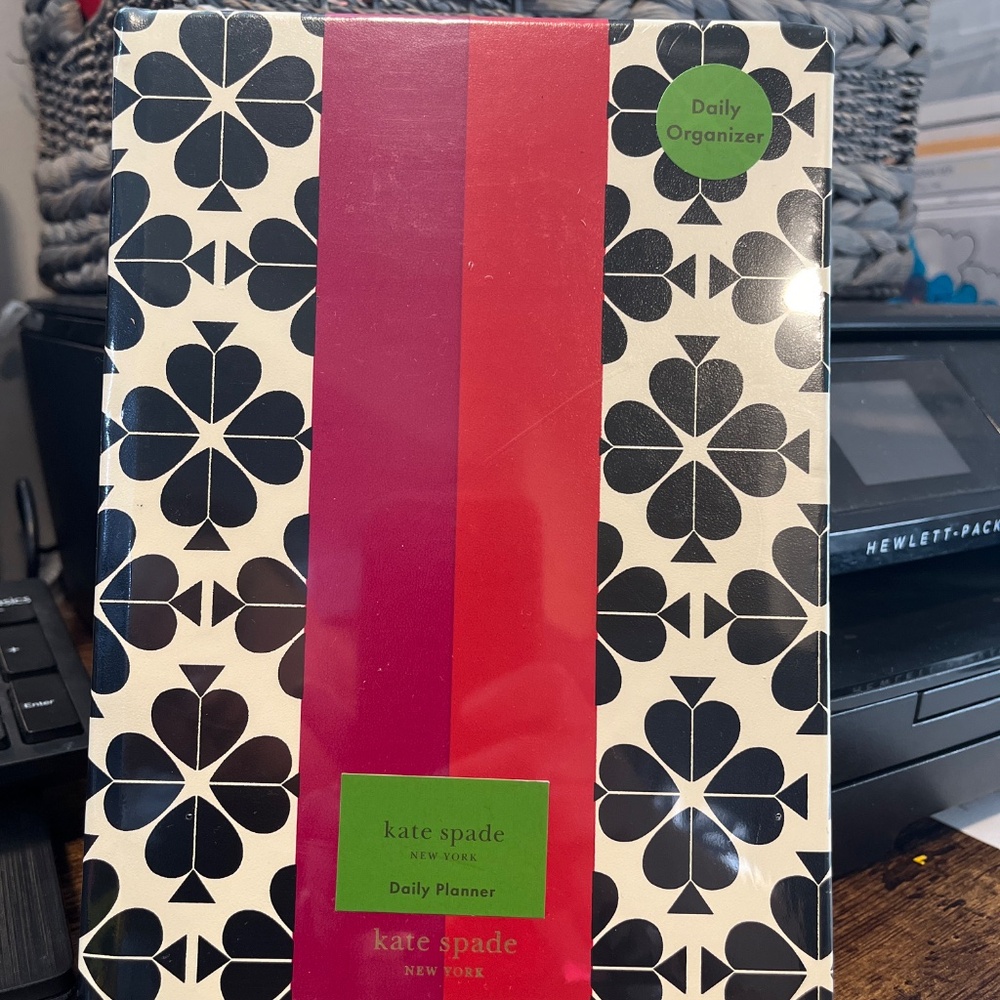 Kate spade black spade flower daily to do planner - Picture 2 of 5